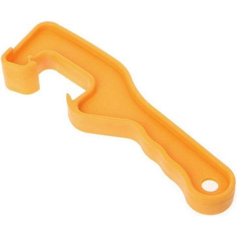 Seau de Peinture en Plastique, Outil D'ouverture D'ouverture de Seau de Couvercle de Couvercle pour Le Garage de Bureau à Domicile (Orange) (1/5)