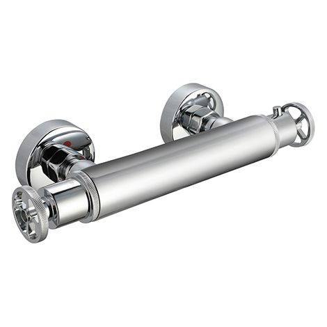 Edouard Rousseau – Mitigeur Thermostatique Douche MADDY Chromé – Cartouche Céramique – Corps Froid – Entraxe 150 mm (1/2)