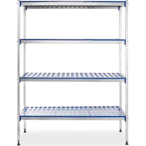 HENDI Aluminium-Aufbewahrungsregal , 1280x405x(H)1685mm
