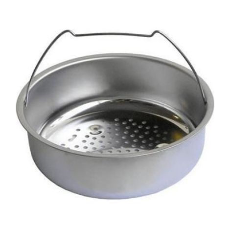 Panier Vapeur Inox - Ø205 mm - Pour Cocotte Ø220 mm - Capacité 4,5 L / 6 L / 7,5 L - 1 Pièce