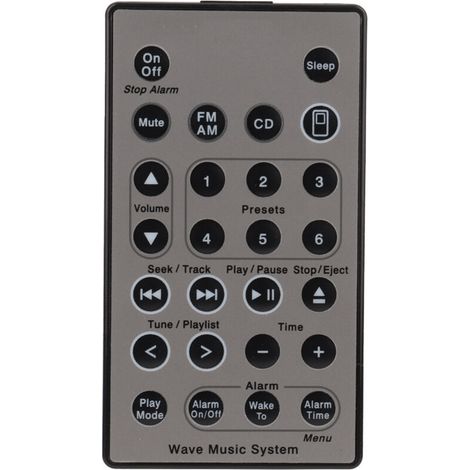 Télécommande de remplacement ABS pour système lecteur multidisque B1 Wave Music (Gris) (1/5)