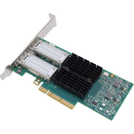 Dual-Port 40 Gb/s QSFP Ethernet Network Adapter, PCI Express 3.0 x8 Fiber Optic Card for Server with Hardware Offloading for VXLAN NVGRE (1/5)