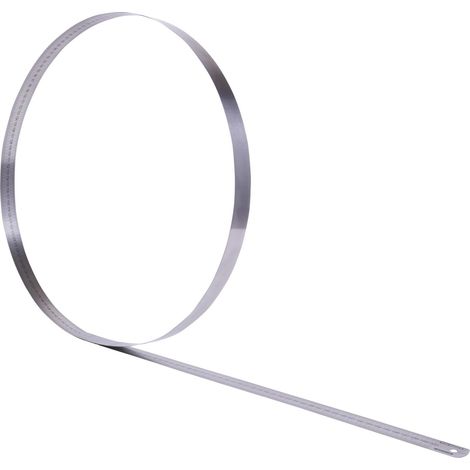 Kstools – Règle semi-rigide 2000mm – Acier inoxydable – Graduation 1mm – Précision Normes Européennes Classe II – Bords arrondis