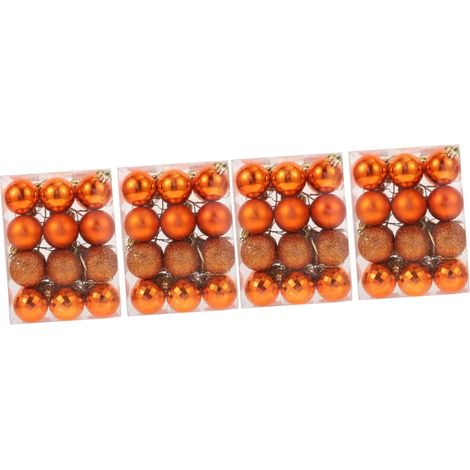 96pièces Boules De Noël Colorées Brillant pour Décoration De Sapin De Noël Ornements Suspendus pour Fête Et Réveillon (1/5)