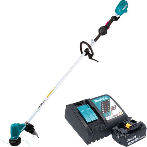 Coupe-bordures sans fil Makita DUR 190 LRMX9 18 V 300 mm sans balais + 1 batterie 4,0 Ah + chargeur