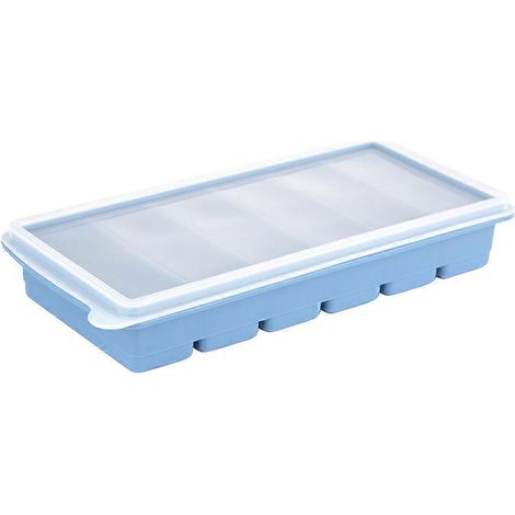 Moules à glaçons en silicone avec couvercle, grand format, démoulage facile, sans BPA (1/5)