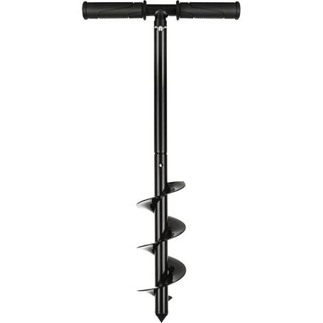 Tariere Manuelle de Plantation, 10 x 60 cm Tarière Manuelle Portable, Noir Tariere pour Perceuse (1/5)