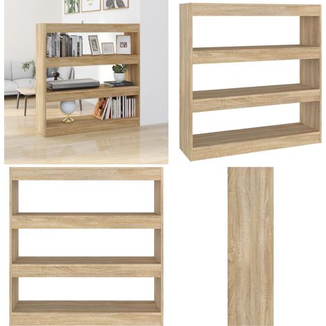 Bücherregal/Raumteiler Sonoma-Eiche 100x30x103 cm - Bücherregal -  Bücherregale - Home & Living (1/5)