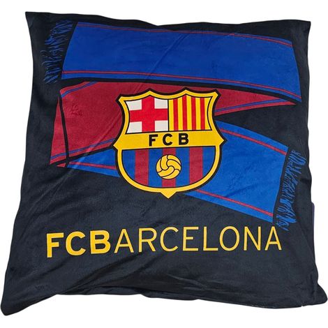 TAIE D'OREILLER FC BARCELONE 40 x 40 cm LICENCE LEWANDOWSKI SZCZĘSNY (1/4)