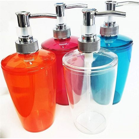 Portasapone Sapone 17cm In Plastica Dispenser Bagno Liquid Design