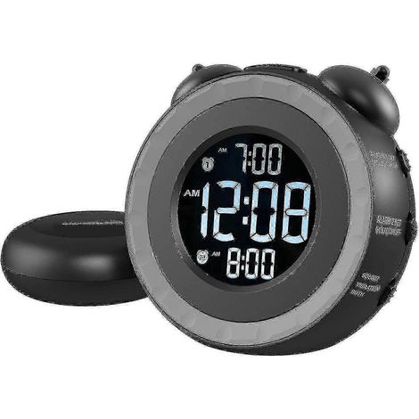 Réveil double puissant pour gros dormeurs ou malentendants (1/5)