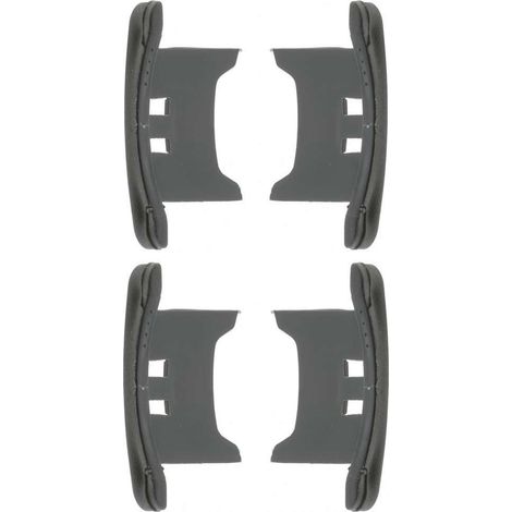 Cyclingcolors – Lot de 4 embouts de guidage pour volet roulant en PVC noir – Maintien treuil pour lame alu 37 x 8mm – Coulisse pour ouverture et fermeture