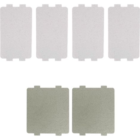 Plaque En Mica Pour Four À Micro-Ondes - Protection De Guide D Onde - Compatible Avec Tous Les Modèles - 6 Pièces (2 Formats) (1/5)