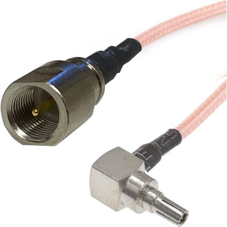 Cavo pigtail con connettore CRC9 / connettore FME RG316 da 15 cm