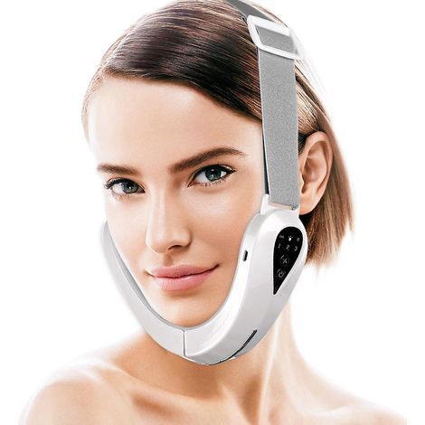 instrument D'amincissement Du Visage Micro-courant Ems - Blanc Instrument De Massage Intelligent Pour Le Lifting Et Le Raffermissement Du Visage (1/5)