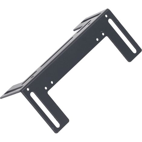 Support de ventilateur de radiateur pour ordinateur, en acier inoxydable épais, silencieux, pour ventilateurs de 8, 9 et 12 cm, noir. (1/5)
