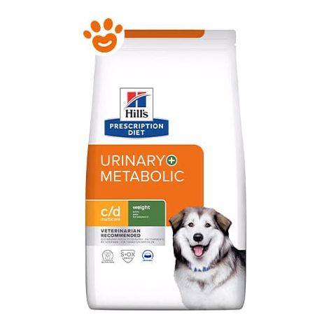 Hills Prescription Diet Dog Urinary Metabolic c/d Multicare Weight - Sacco 1,5 Kg - Cibo Secco Cani