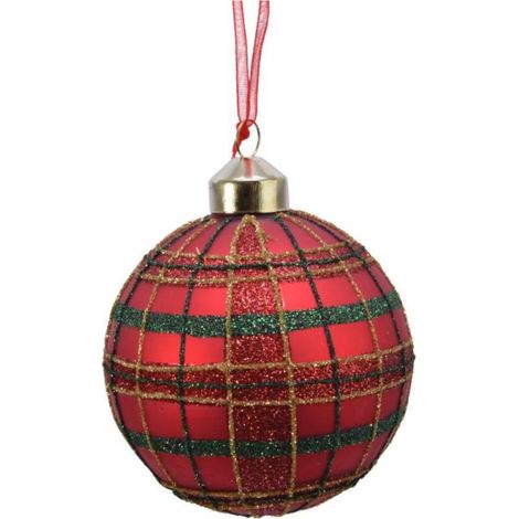 BOLA CRISTAL CUADROS 8CM