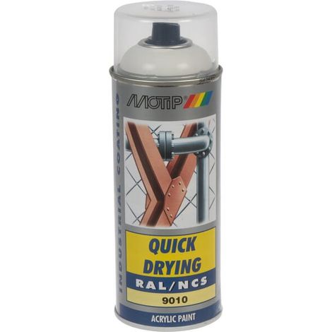 Acryl-Sprühlack, RAL 9010 Weiß 400 ml 07040 (1/3)