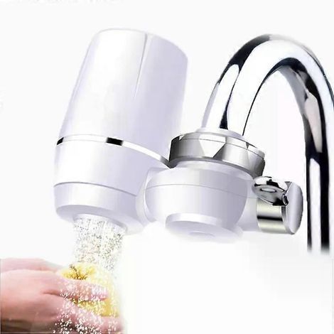 Purificateur d'eau pour robinet - Filtre à eau potable directe avec 2 filtres en céramique - (1/2)