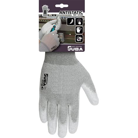 Antistatischer Handschuh aus Nylon/Kohlefaser, Größe 8 JUBA