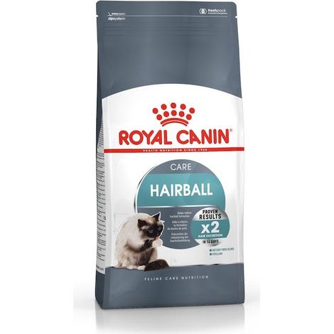 Croquettes Royal Canin Hairball Care pour chats adultes, 10 kg. Maïs, volaille, riz, légumes. (1/2)