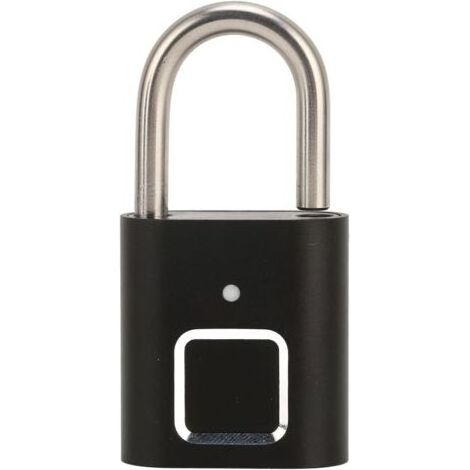 Cadenas à empreinte digitale, Cadenas intelligent à empreintes digitales, sans clé, étanche, biométrique, antivol, Rechargeable, USB, pour sacs à dos, valises (1/5)