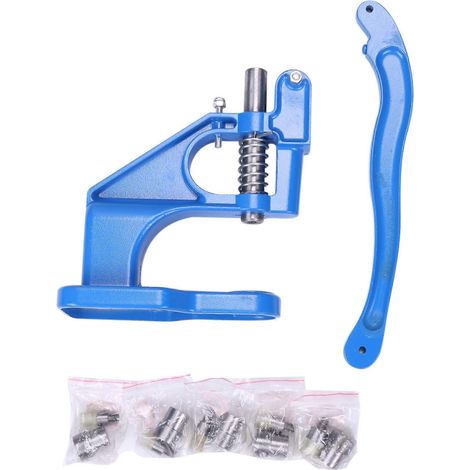 Machine à poinçonner manuelle pour œillets ou rivets à double tête, outil de moulage, boutons-pression, fournitures de loisirs créatifs (1/5)