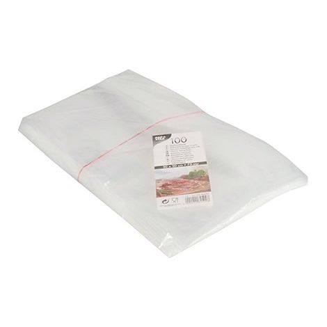 PAPSTAR 84599 LOT DE 100 SACS À BORDS SOUDÉS EN POLYAMIDE POLYÉTHYLÈNE TRANSPARENTS, 30 X 20 CM, 75 MICRONS