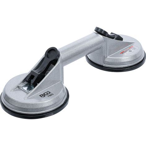 Ventouse double BGS TECHNIC, aluminium, 7993, 2x Ø 115 mm, jusqu'à 80 kg (1/4)
