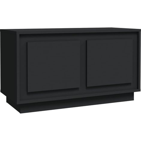 TV Cabinet Black 80x35x45 cm Engineered Wood vidaXL (1/5)