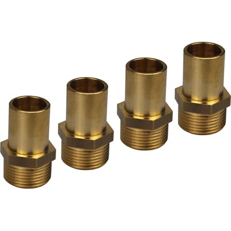Anschlussübergang flachdichtend 3/4" AG x 22 Kupfer