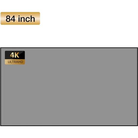 Écran de projection 84 pouces (172 x 125 cm) 4:3 Full HD 4K-Écran de projection 84 pouces (172 x 125 cm) 4:3 Full HD 4K (1/5)