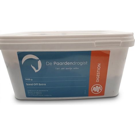 DE PAARDENDROGIST - Sand Off Extra - Complément digestion cheval - Granulés Psyllium et Levure - Soutien intestinal - Voir photos (1/4)
