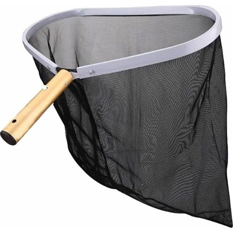 Rotational - 1-teiliger professioneller Grundtrawler-Kescher, verstärktes Aluminium, strapazierfähig, feinmaschig, Besen-Reinigungstasche, unzerbrechliche tiefe Tasche