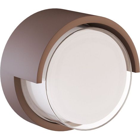 Applique LED da Esterno Blis Round 15W CCT Switch 2700K/3200K/4000K Corten - Fascio 250 Gradi - Beneito & Faure - Illuminazione