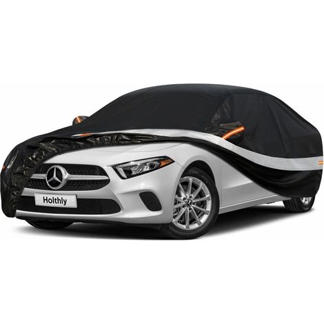 10-Schicht Autoabdeckung 100% Wasserdicht für Mercedes CLA, BMW 2er, Audi A3 Limousine (1/5)