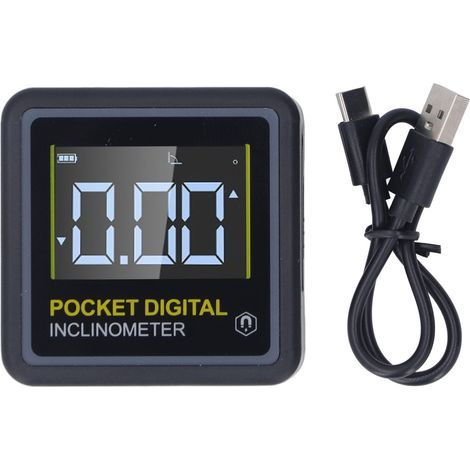 Digitaler Neigungsmesser im Taschenformat, Winkelmesser, magnetischer Winkeldetektor, Messwerkzeug für die Heimwerker-Holzbearbeitung (1/5)