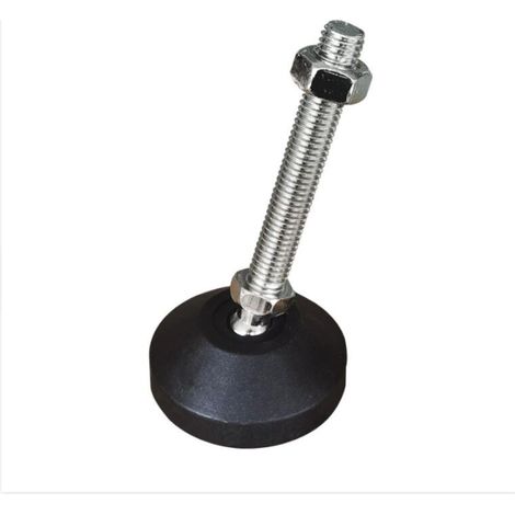 8 pièces M10x80 mmxØ 40 mm, Lot de 8 pieds de réglage M10x80 mm,Vis de réglage,Pied de meuble,Peut être porté,Pieds réglables,Support de réglage,Angle maximum 20 °