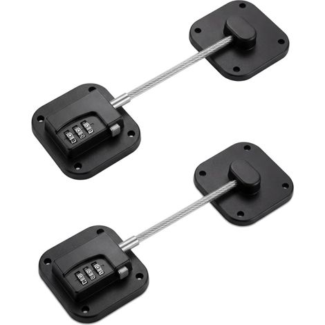 Refrigerator Combination Lock — Suitable for refrigerators, freezers, cabinets, desk drawers, and lockers easy to install, no key required.