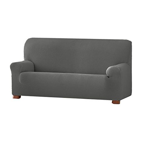 Eysa Cora Copridivano Bielastico 3 Posti, Poliestere-Cotone, Grigio, 36x27x17 cm (1/4)