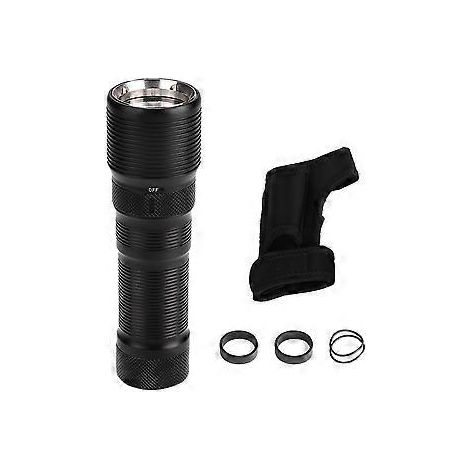 Outdoor-LED-Taschenlampe mit hoher Leuchtkraft, 100 m wasserdicht, ideal zum Tauchen, Jagen und Campen (1/5)