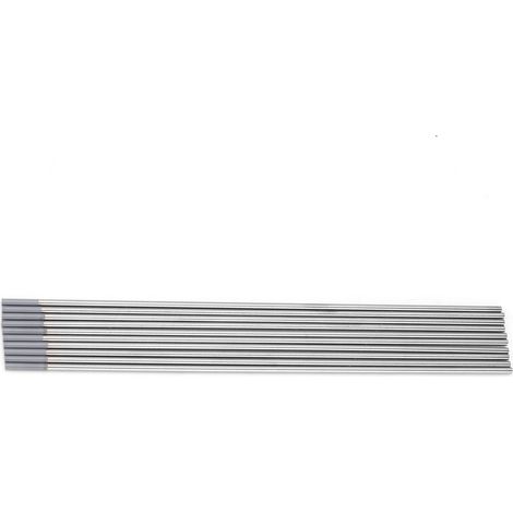 10 WC20 Cer-Wolfram-Elektroden, graue Spitze für DC-WIG-Schweißgeräte (2,4 x 150 mm) (1/5)