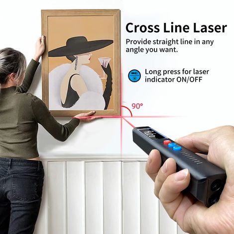 Penna rilevatore di tensione elettrica senza contatto Multimetro automatico con linea laser NCV VFD Tester di tensione multifunzione Tester di continuità Resistenza Diodo Capacità Frequenza con custod (1/4)