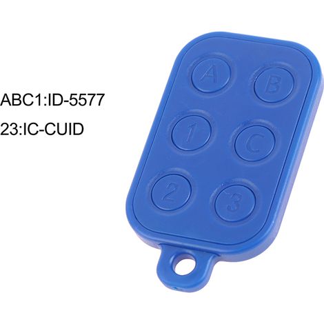 Porte-clés RFID multiple 6 en 1 inscriptible ICS50 UID remplaçableA (1/2)