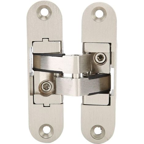 Invisible 180° Hinge for Folding Doors & Wardrobe Doors - Zinc Alloy, 3D Adjustment, Max Load 40kg (4 Pieces, 95mm) (1/5)