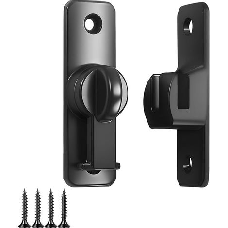 1 Pièce Alliage D'aluminium Verrouillage Porte, Longueur 75 mm, Loquet Porte avec Vis pour Portes Intérieures et Extérieures, Fenêtres et Armoires (1/5)