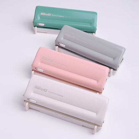 Perforatrice de bureau réglable KW-triO à 6 trous pour agenda/télécopieur A4/A5/A6/A7/Mini/B5/Personnel/Deskfax (capacité : 10 feuilles) - Fournitures scolaires, de bureau et de maison (1/5)