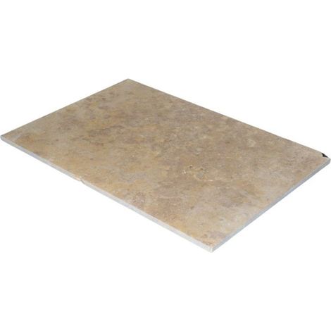 Carrelage Travertin Mix 1er choix - 61x40,6x1,2 cm