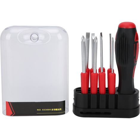 Ensemble combiné de tournevis multifonctions, kit d'outils à main 8 en 1 avec poignée (1/5)